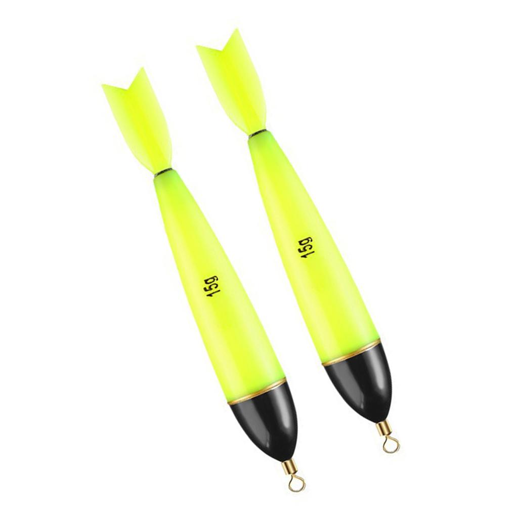 2Pcs Light Sticks for Fishing Lighted Bobbers Luminous Night Lighting Fishing Float Lights Floating Buoy Fishing Floats
