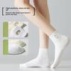 Мужские весенне-осенние хлопковые дезодорирующие носки для поглощения пота, не скатывающиеся, дышащие, с пяткой