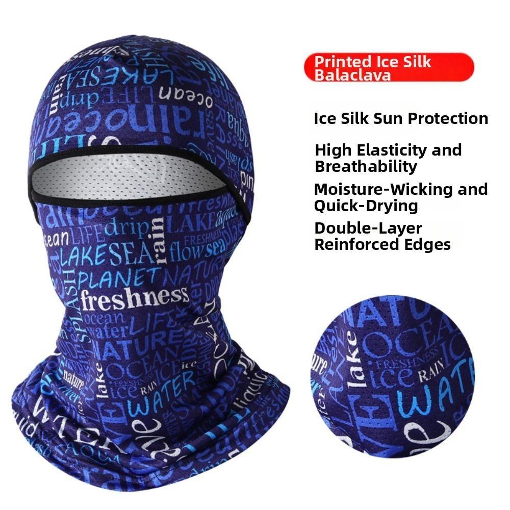 Breathable Cool Balaclava Quick Dry Motorcycle Cycling Mask Fashion Bandana Hood  Summer