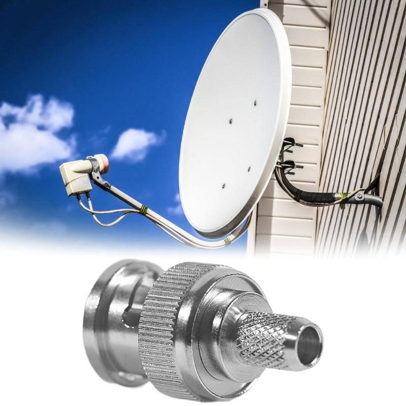 BNC Male To Coax RG59 Female Signal Adapter for Computer Cables and Connectors 1PC Video Adapter