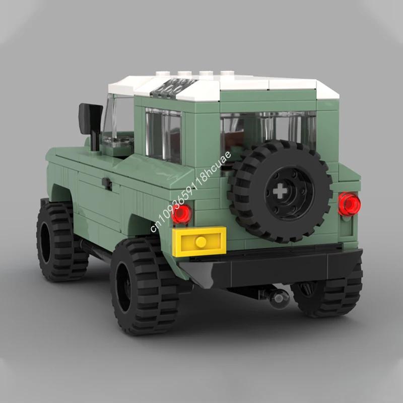 481 деталь MOC ss Классический Defender 90 Городской Чемпион суперкар Строительные блоки Рождество День рождения идея Игрушки Подарок
