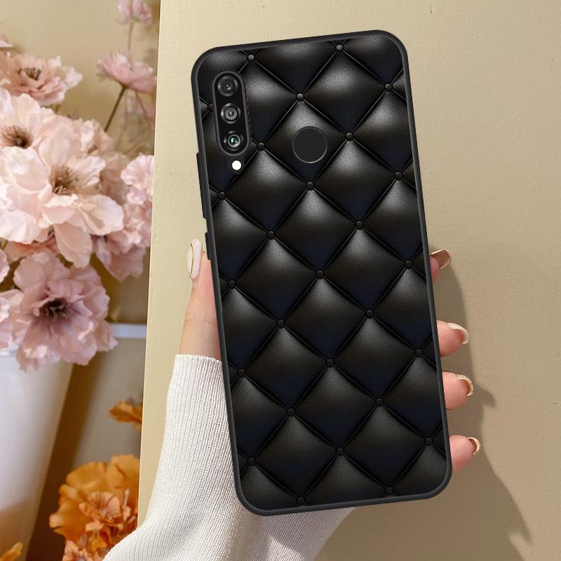 Чехол со стеганой текстурой и узором дивана в виде короны для Huawei P40 Lite P20 P50 P30 Pro P Smart Z 2019 Nova 5T, чехол для Honor 50