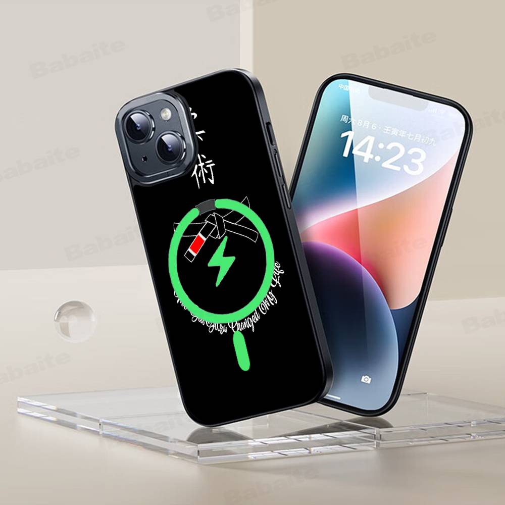 BJJ Brazilian Jitsu Phone Case Magnetic Case For IPhone 16 14 13 12 11 15 Pro Max Plus For Magsafe Wireless Charge Cover