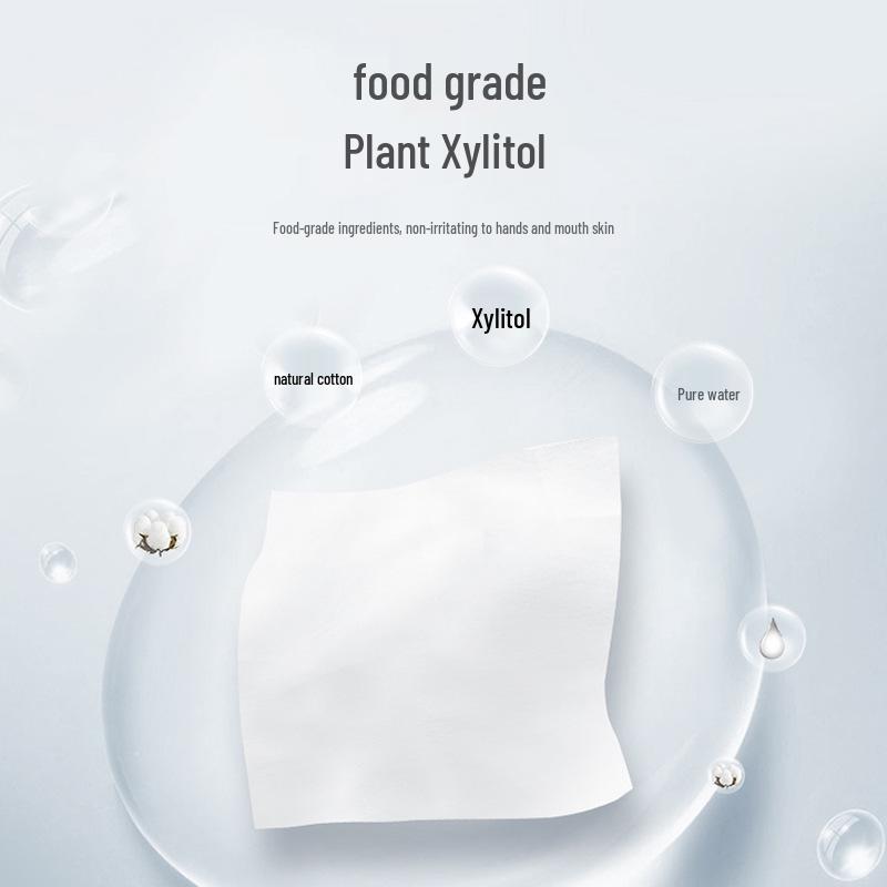 Zhongsen Medical Baby Wet Wipes, Mini Pack for Infants & Students, 25 Pure Cotton Sheets