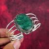 Emerald Bangle, 925 Sterling Silver Cuff Gemstone Jewelry, Handmade Bangle Amazing Jewelry, Gift For Her