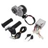 ZY1020 24V 500W 13T Gear Reduction Electric Motor Electric Bike Controller Throttle Grip with Power