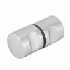 Aluminum Alloy Chrome Plated Pull Handle Knob for Home Bathroom Shower Glass Door Hardware