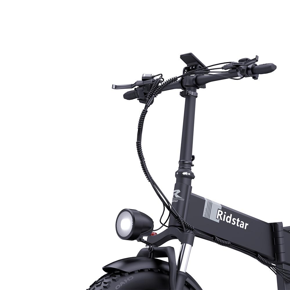 Складной электровелосипед Ridstar H20Pro, двигатель 2000 Вт, аккумулятор 48 В 23 Ач, электрический велосипед с толстыми шинами 20*4,0 дюйма, городской электровелосипед для поездок на работу