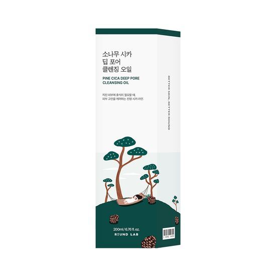 ROUND LAB Масло для глубокого очищения пор Pine Cica 200 мл
