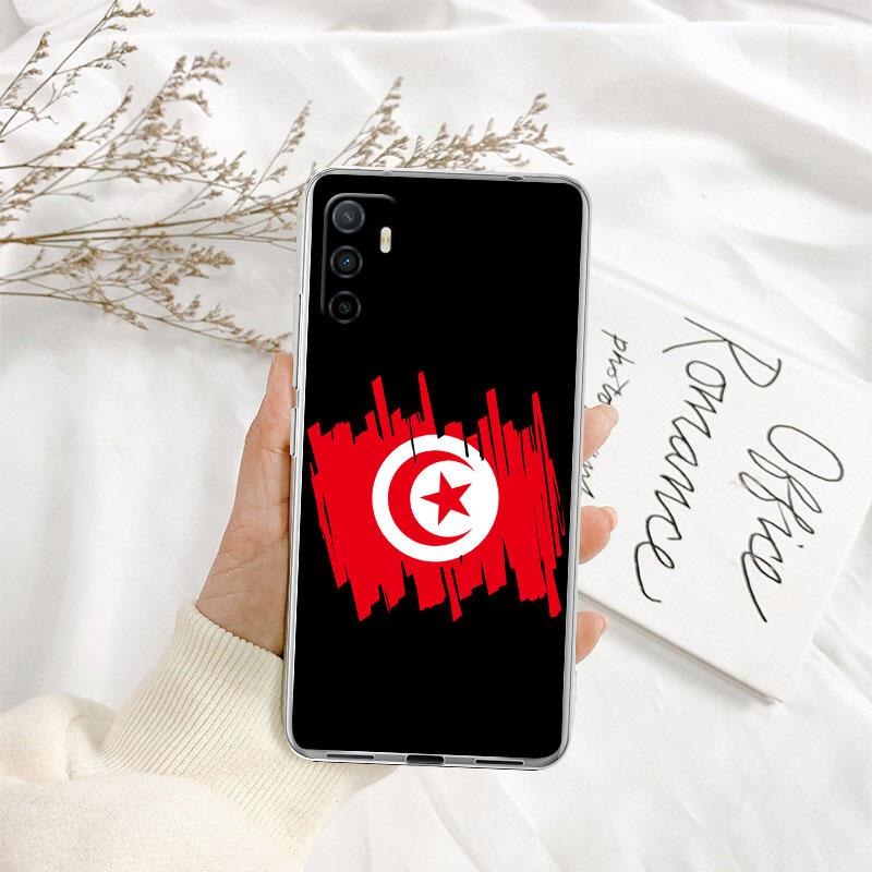 IK72 Tunisian Flag Passport Transparent Phone Case for Motorola Moto G7 G8 G9 G84 G85 G73 G24 G15 Z2 Play Power Plus