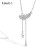 Lindon женское ожерелье кулон медный сплав циркон для женщин свадебная вечеринка модный подарок