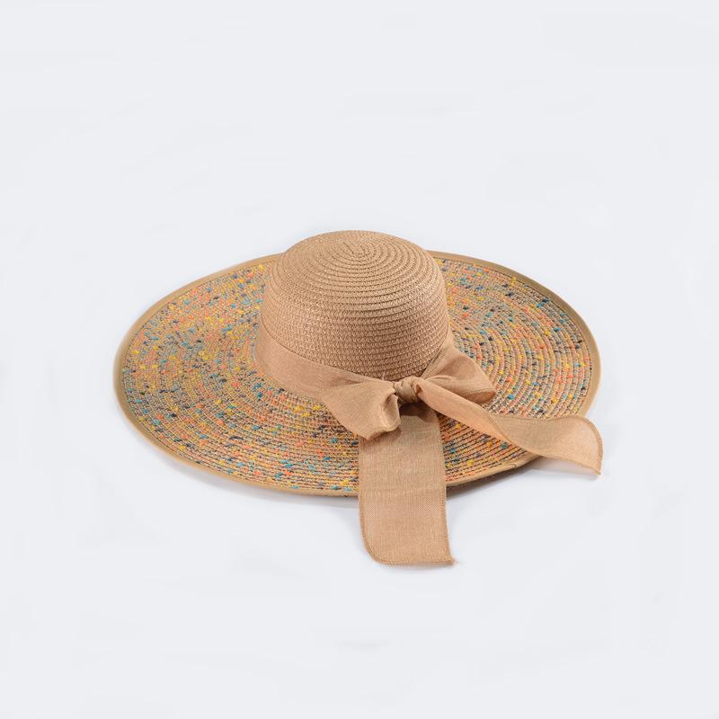 Солнцезащитная широкополая соломенная шляпа - УФ-блокирующая, водостойкая, дышащая, удобная летняя пляжная шляпа для отдыха на море и активного отдыха на свежем воздухе