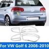 Декоративная накладка на задний фонарь для Volkswagen VW Golf 6 MK6 2008 2009 2010 Хромированная отделка заднего фонаря Рамка противотуманной фары Аксессуары