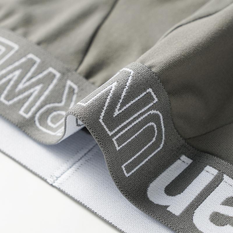 Мужские трусы большого размера, мужские эластичные трусы средней талии, дышащие, нижнее белье, трусики