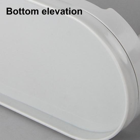 Пластиковая стойка для хранения со съемным основанием, гладкие края, 2 полюса, выход для воды