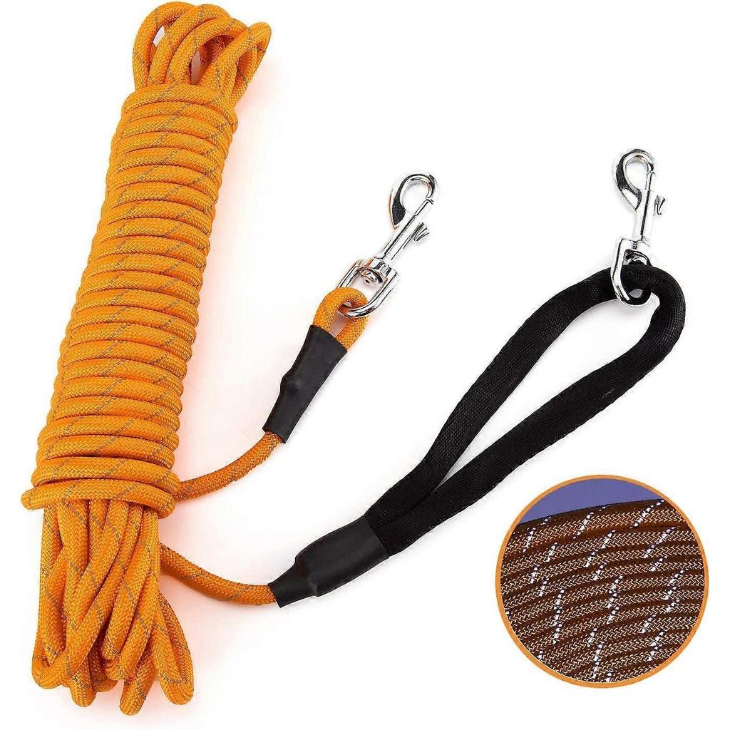 Dog Training Lead Long Dog Line 10m Extra Long Heavy Duty Reflective Dog Leash for Medium Large Dogs
