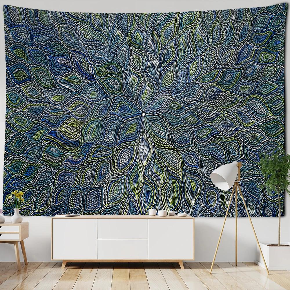 Mandala Tapestry Wall Hanging Boho Psychedelic Hippie Art Tapiz Bedroom Home Decor