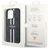 Etui do iPhone 14 Pro Max Guess 4G Printed Stripes MagSafe Czarny