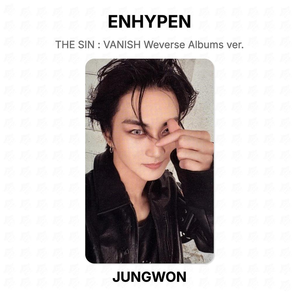 ENHYPEN ГРЕХ : VANISH Weverse Albums версия. Официальная фотокарта