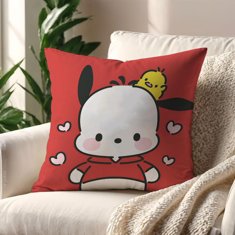 Милая Наволочка P-Pochacco Для Подушки Печать Декор Дивана Дом Автомобиль Комната Кофейня Офис Северная Простота