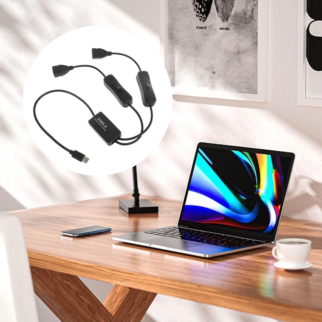 Кабель с переключателями Кабель передачи данных OTG для быстрой зарядки, передачи данных, жестких дисков, концентраторов, смартфонов и планшетов