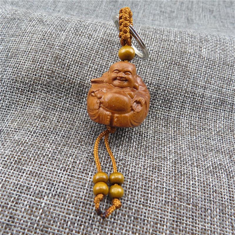 Брелок-подвеска в виде тыквы Pixiu из красного дерева с 3D-резьбой