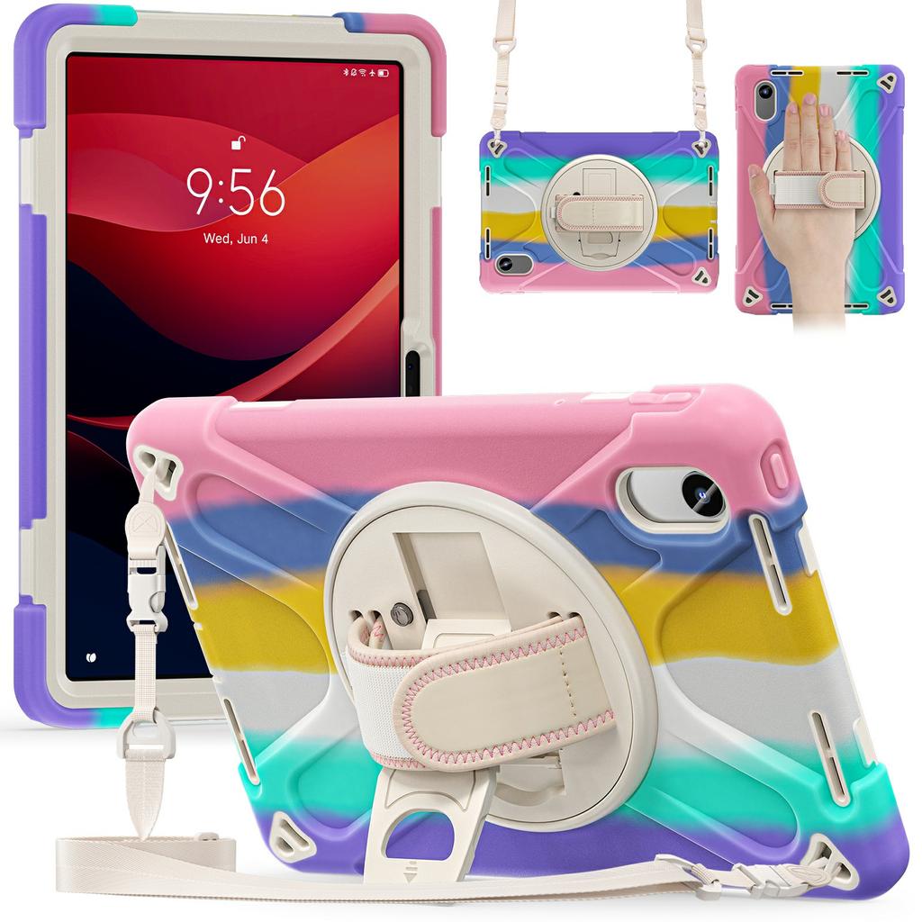 Чехол-подставка для Lenovo Pad 11 2025 TB-335FC/2024/Tab K11 Gen 2 TB336/Idea Tab/K11 TB-330XU/P11 Gen 2/M11 TB-330FU 331FC/Zhaoyang K10 с ремешком