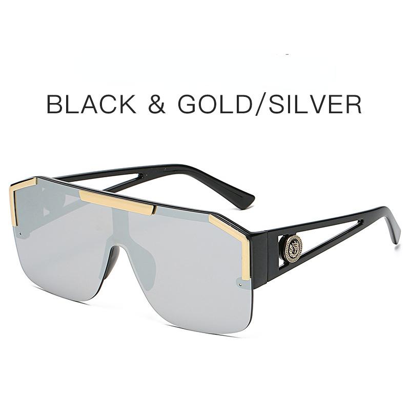 Роскошные солнцезащитные очки оверсайз для улицы, солнцезащитные очки для женщин, модные градиентные квадратные очки EMA