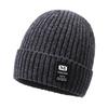 Letter M Printing Knitted Winter Beanie Hat Lightweight Warm Cap Fashion Gift
