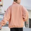 Li-Ning Badfive Sports Basketball Series Warm Sherpa Fleece Loose Knit Jacket With Fleece Collar Unisex Outerwear Misty-Rose AFDR729-2