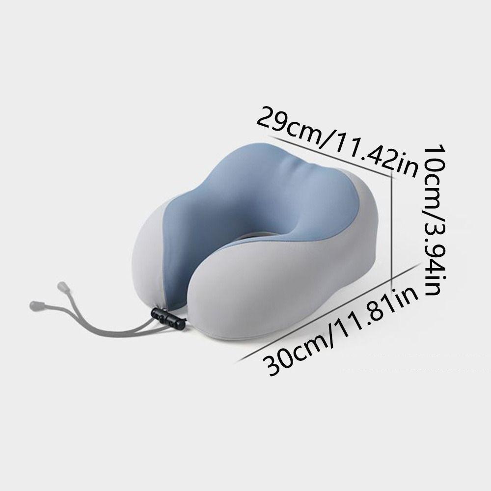 Storage Bags Neck Support Cushion Slow Rebound Sleeping Neck Pillow Business Trip