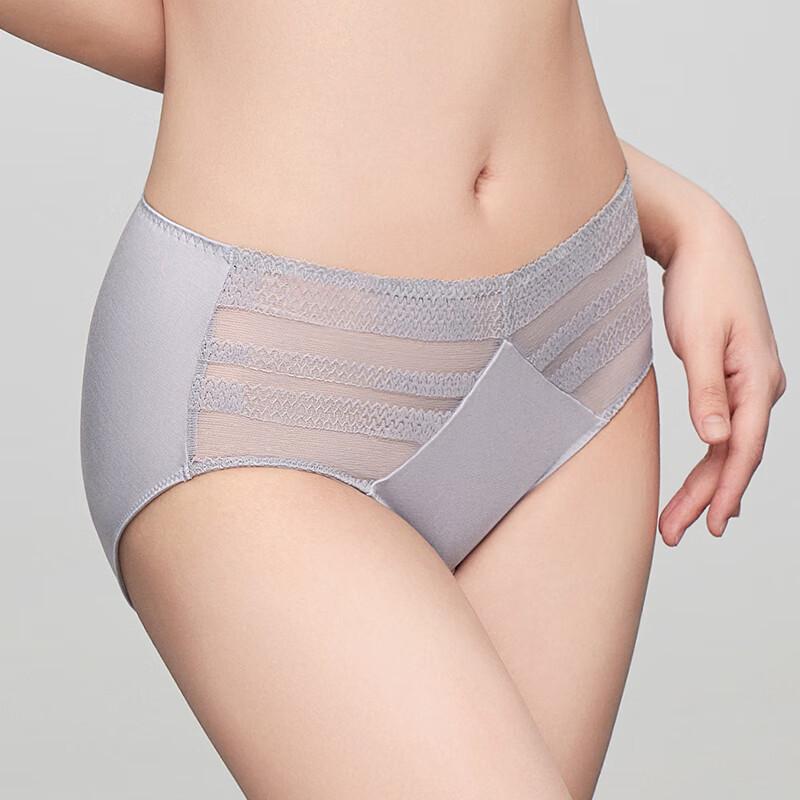 Женские трусы-слипы из модала с кружевом, средней посадки Anlifang