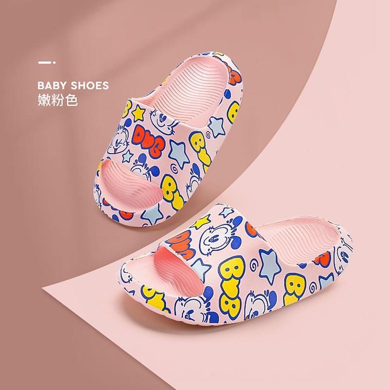 Новые детские тапочки с мягкой подошвой, летние детские домашние тапочки с героями мультфильмов