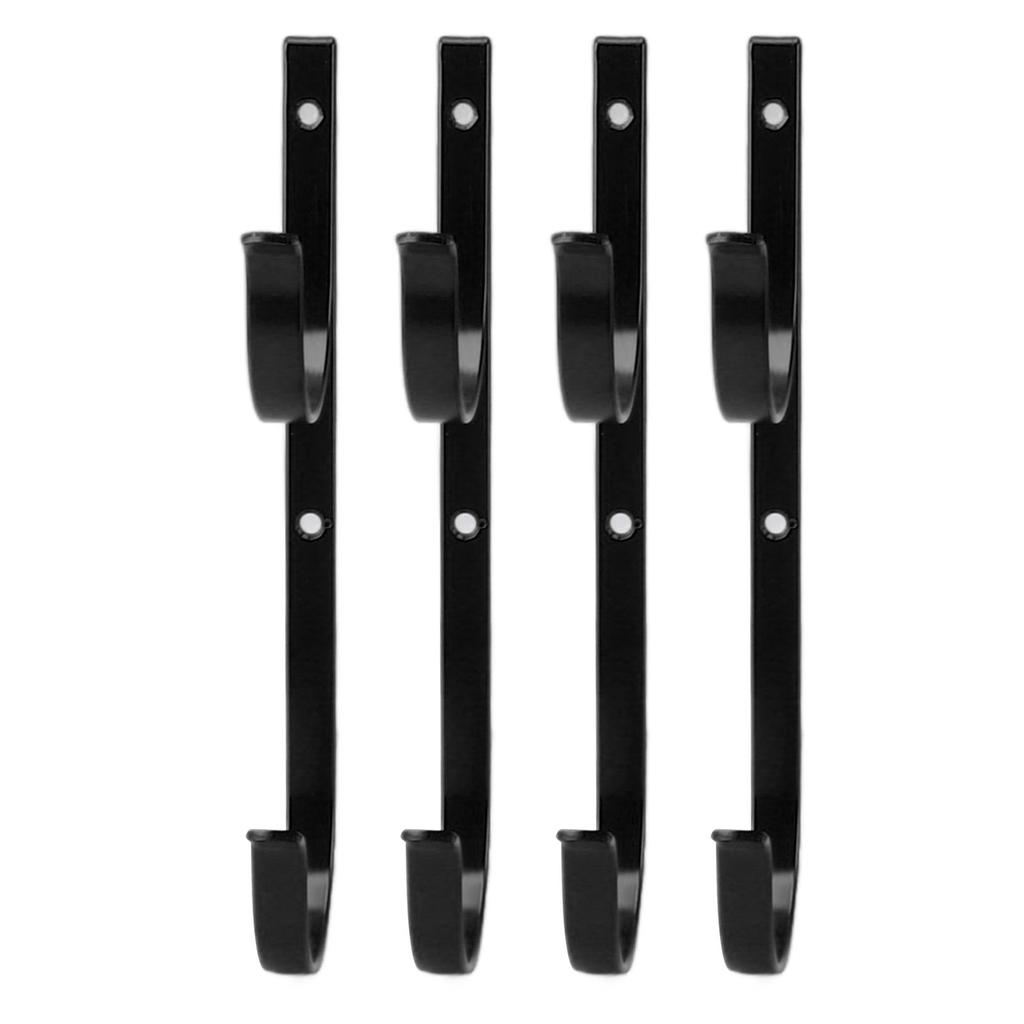 4 Sets Pool Pole Hanger Professional Aluminium Alloy Pool Holder Hook for Poles Brushes Vacuum Hoses Garden Tools