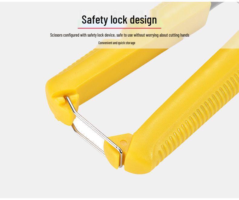 Industrial Tin Snips: Multifunctional Handcraft Scissors & Wire Cutter for Electricians, Metal, and Steel Wire.