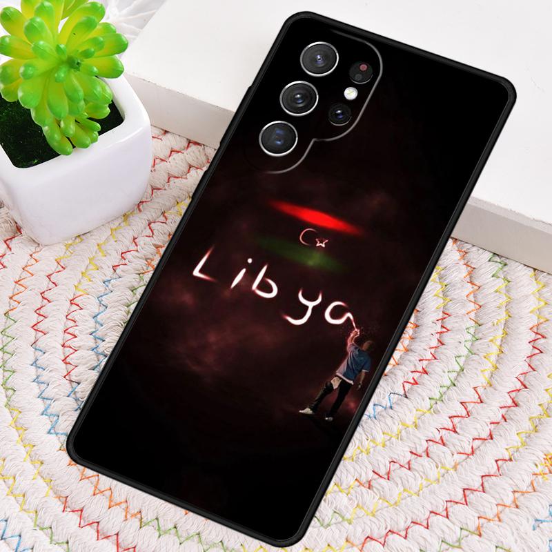 Libya Flag Silicone Phone Case For Samsung Galaxy note 10 pro S26 S25 S24 S23 S22 S21 Plus S25Ultra Capa Cover