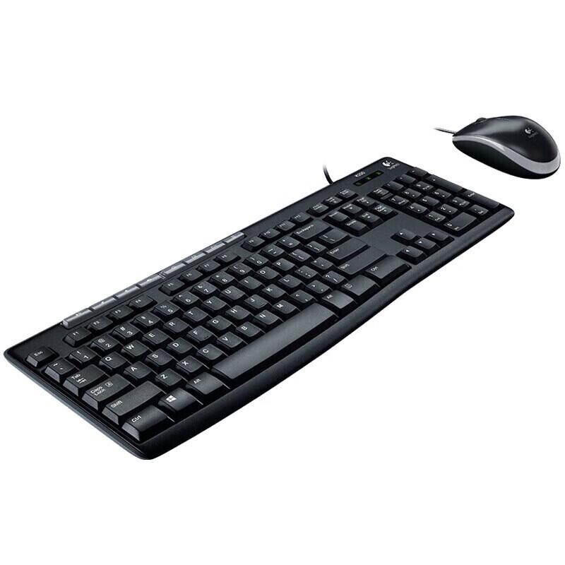 Logitech MK200 Wired Full-Size Keyboard and Mouse Combo