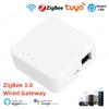 Tuya ZigBee3.0 Умный шлюз Проводной хаб Мост для умного дома Приложение Smart Life Голосовое дистанционное управление Работает с Alexa Google Home