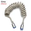 Style Anti-wrap Flexible Toilet Bidet Spring Shower Hose Water Plumbing Bath Sprayer Connect Pipe