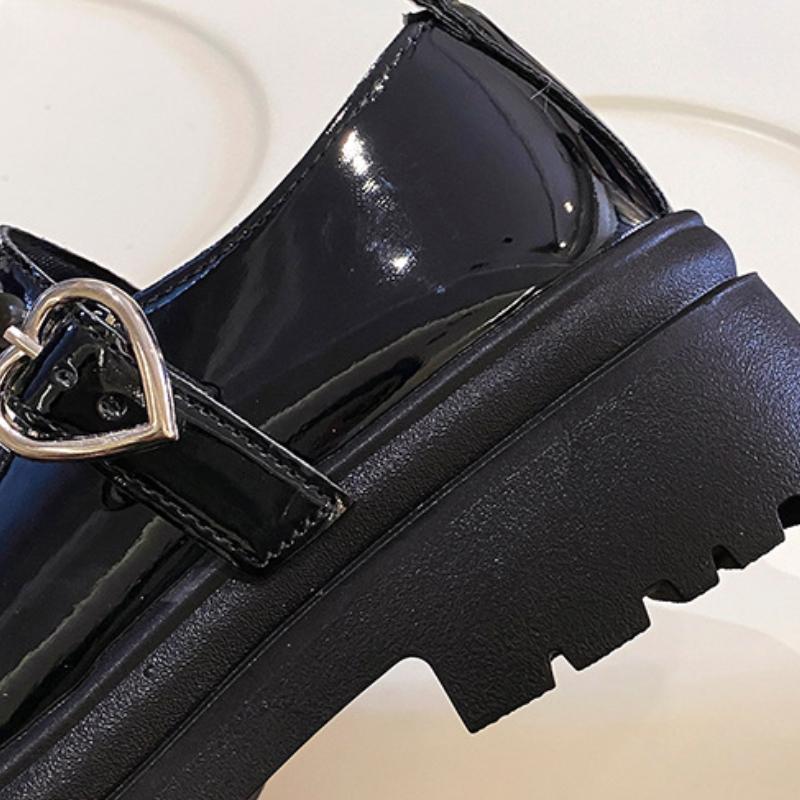 Модная обувь, женские модельные туфли, весна-лето, новые туфли с жемчугом и бантом, кожаные туфли в стиле Лолиты на массивном каблуке