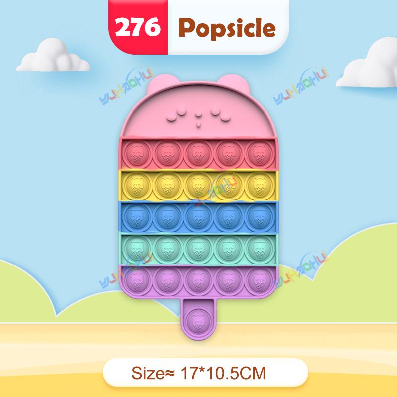 Радужный Поп Пуш Пузырь Непоседа Игрушки Антистресс для Взрослых Детей Особые Потребности Сенсорные Игрушки Интерактивные Игрушки для Детей