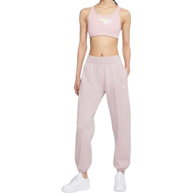 Nike Женские майки Dri Fit Розовые с открытой спиной CZ4448-630
