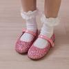 Baby Jam Girls' Shine Button Flat Pink-y913