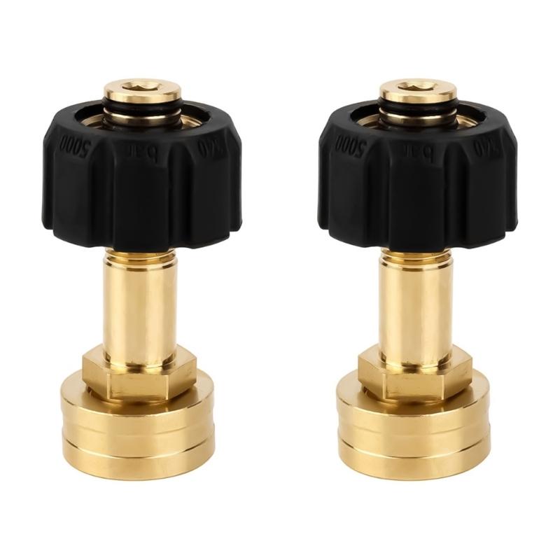 Промышленный быстросъемный адаптер с внутренней резьбой 3/4 дюйма M22-14 мм, медный фитинг для систем шлангов высокого давления