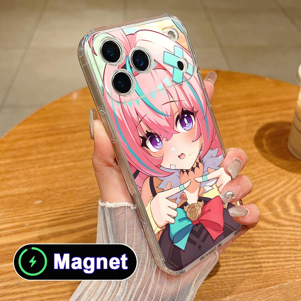 Игровой чехол GI Varesa Прозрачный TPU Magsafe для мобильного телефона iPhone 17 16 15 14 13 12 11 Air Pro Max Plus Mini Цветная крышка