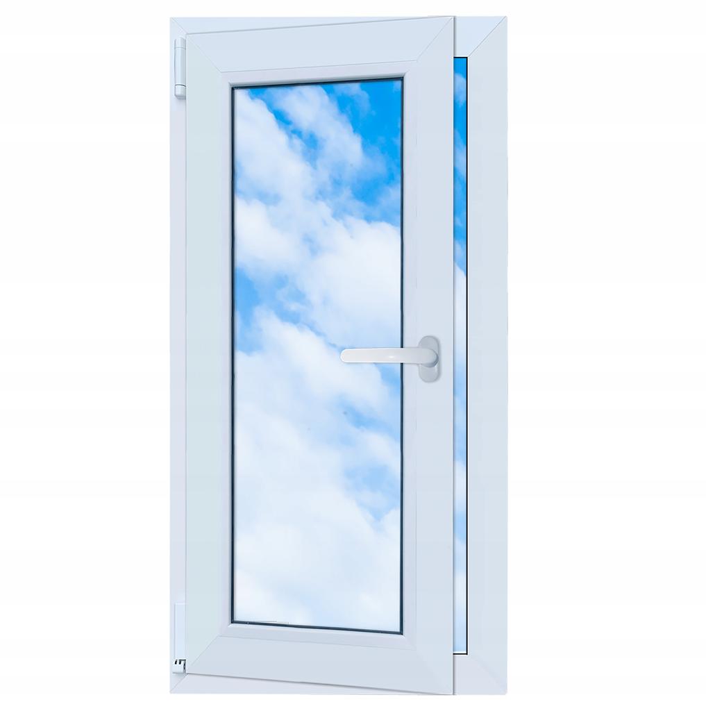 Okno Pcv Antracyt 50X80 Lewe Nowe 500X800 Mm Rozwierno-Uchylne Dwuszybowe