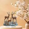 Рождественская скульптура Статуя оленя Спальня для домашнего декора Центральная часть Ремесла Книжная полка Гостиная