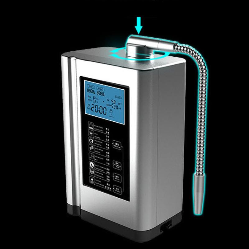 220В Алкалиновый ионизатор воды Генератор водорода Машина Очиститель Производит Щелочную Кислотную воду Система фильтрации воды Для дома