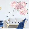 Peony Flower Home Wall Sticker Living Room Removable Decal Mural DIY Decoration