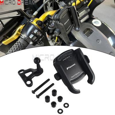 Для Harley Road Glide FLTRX Limited FLTRK Special FLTRXS Ultra FLTRU Мотоциклетный держатель для телефона Кронштейн Амортизирующий подставка для телефона